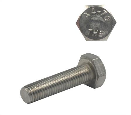 SET SCREW HEX HD SS 316 BSW 1/2 X 3-1/2